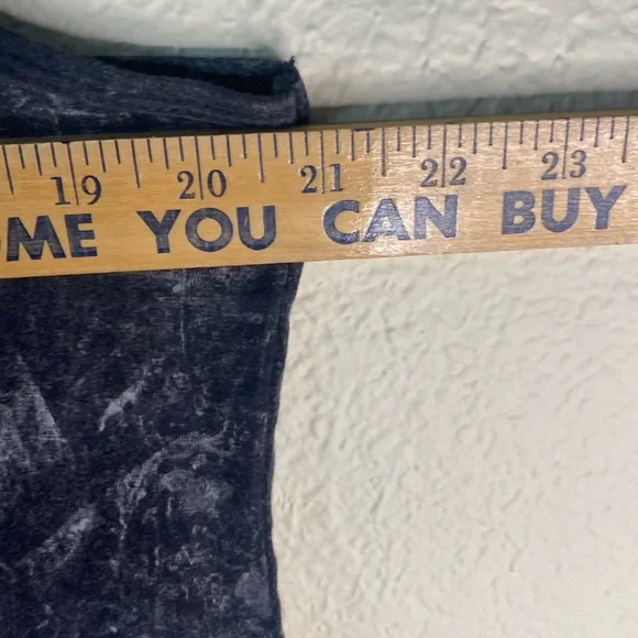 WearRaw Black Acid Washed RacerBack Tunic With Moonphase and Yoga Baboon Size XL - Picture 8 of 9